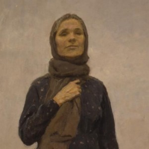 Мать (ранний вариант центральной части Триптиха)  1960 г.г. Х.М. 75Х200